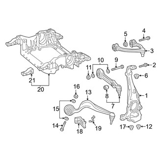 Mercedes-Benz OE - Front Suspension - Suspension Components (Coupe)