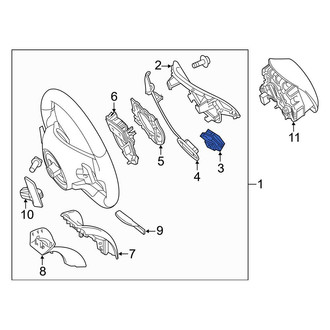 Mercedes-Benz OE - Left Driver Information Display Switch