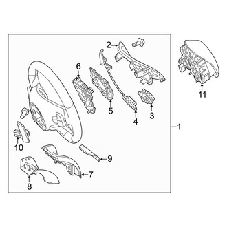 Mercedes-Benz OE - Steering Wheel & Trim (Coupe)