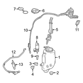 Mercedes-Benz OE - Windshield - Washer Components (Coupe)