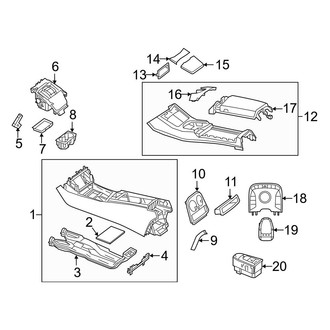 Mercedes-Benz OE - Center Console (Coupe)