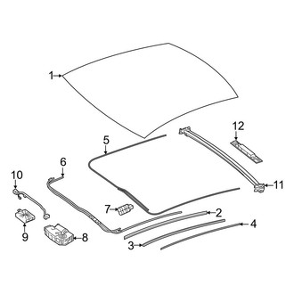 Mercedes-Benz OE - Roof - Sunroof (Coupe)