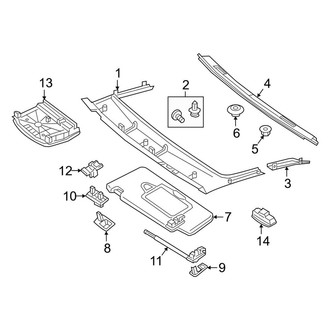Mercedes-Benz OE - Roof - Interior Trim (Convertible)