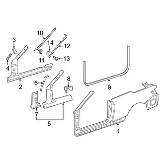 Mercedes-Benz OE - Pillars, Rocker & Floor - Rocker (Convertible)