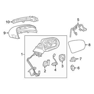Mercedes-Benz OE - Door - Outside Mirrors (Coupe)