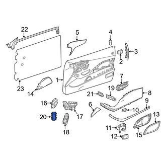Mercedes-Benz OE - Front Left Trunk Lid Release Switch