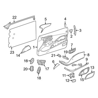 Mercedes-Benz OE - Door - Interior Trim (Convertible / Coupe)