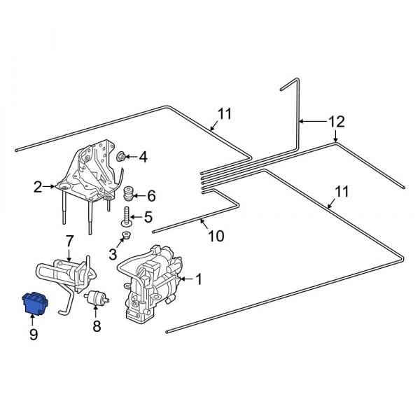 MercedesBenz OE 0993200058 Rear Suspension SelfLeveling Valve