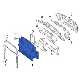 Mercedes-Benz OE - Rear Partition Panel