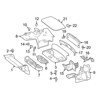Mercedes-Benz OE - Rear Body & Floor - Interior Trim (Luggage Compartment), (Convertible)