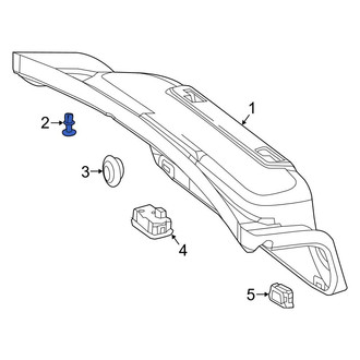 Mercedes-Benz OE - Deck Lid Trim Clip