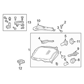 Mercedes-Benz OE - Front Lamps - Headlamp Components (Halogen)