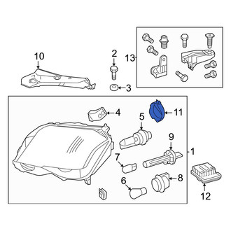 Mercedes-Benz OE - Front Headlight Bulb Cap