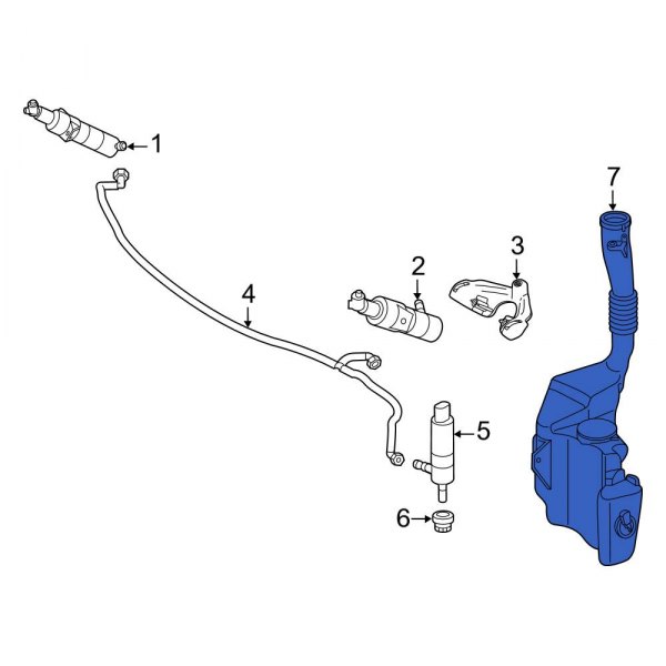 Washer Fluid Reservoir