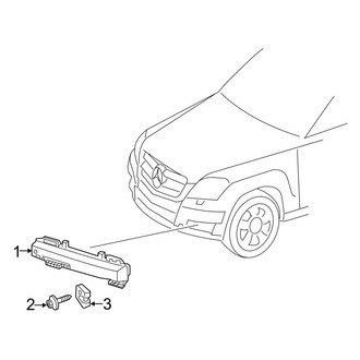 Mercedes-Benz OE - Front Lamps - Daytime Running Lamp Components