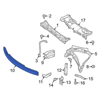 Mercedes-Benz OE - Front Bumper Impact Bar