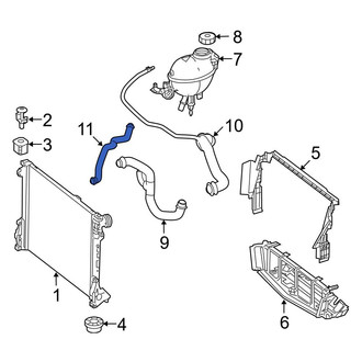 Mercedes-Benz OE - Engine Coolant Overflow Hose