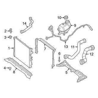 Mercedes-Benz OE - Cooling - Radiator & Components (Sport Utility X253 Body Code)