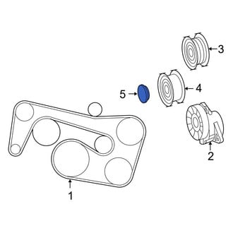 Mercedes-Benz OE - Accessory Drive Belt Idler Pulley Cap