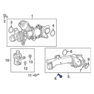 Mercedes-Benz OE - Air Bag Impact Sensor Bolt