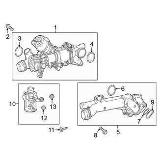 Mercedes-Benz OE - Cooling - Water Pump (Sport Utility X253 Body Code)