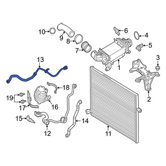 Mercedes-Benz OE - Intercooler Hose