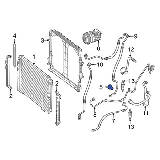 Mercedes-Benz OE - A/C Refrigerant Pressure Sensor