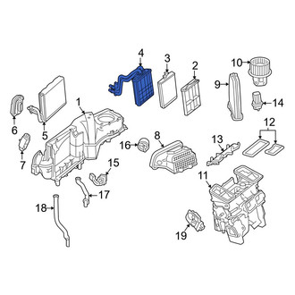 Mercedes-Benz OE - HVAC Heater Hose Outlet Tube