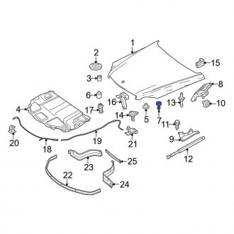 Mercedes Sprinter Replacement Hood Hardware CARiD Com