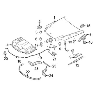 Mercedes-Benz OE - Hood & Components