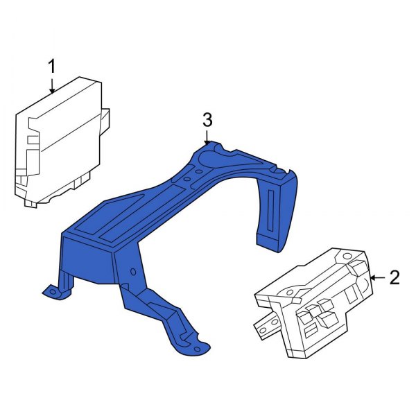 Infotainment Display Control Module Bracket