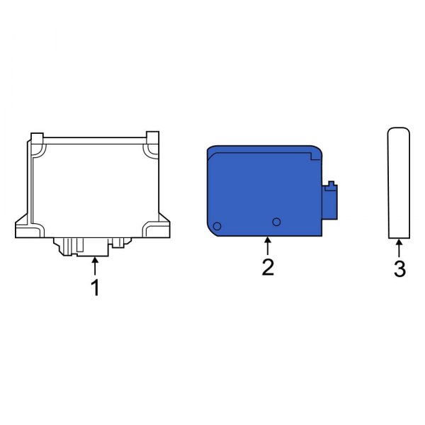 Blind Spot Detection System Warning Sensor