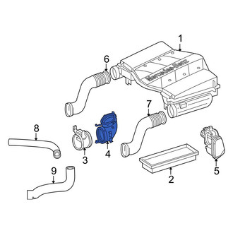 Mercedes-Benz OE - Engine Air Intake Hose Adapter