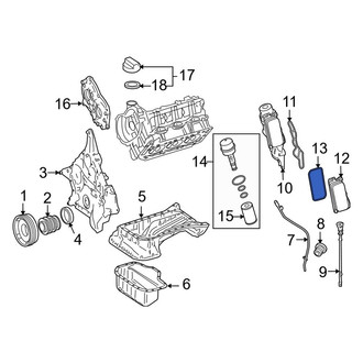 Mercedes-Benz OE - Engine Oil Cooler Gasket