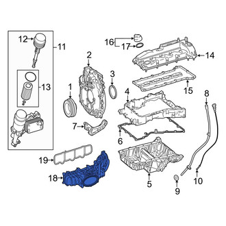 Mercedes-Benz OE - Upper Engine Intake Manifold