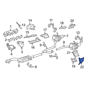 Mercedes-Benz OE - Floor Pan Heat Shield