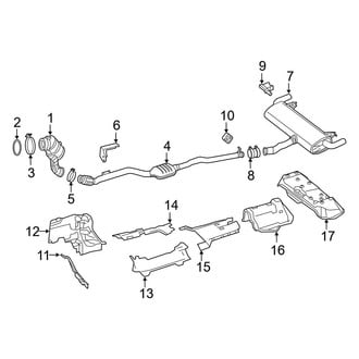 Mercedes-Benz OE - Exhaust System - Exhaust Components (Sport Utility X253 Body Code)