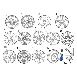 Mercedes-Benz OE - Wheel Cap