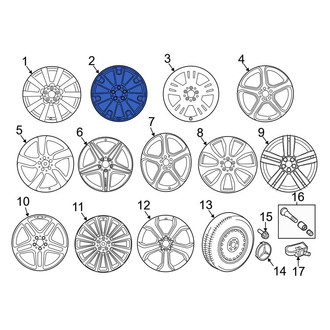 Mercedes-Benz OE - Rear Wheel