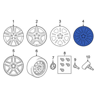 Mercedes-Benz OE - Front Wheel