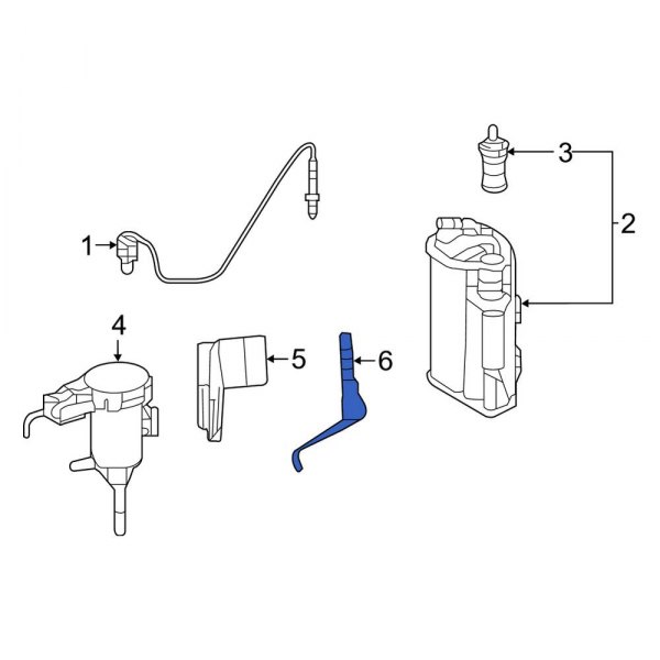 Vapor Canister Purge Solenoid Bracket