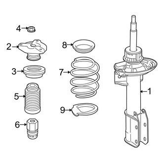Mercedes-Benz OE - Front Suspension - Struts & Components (RWD)