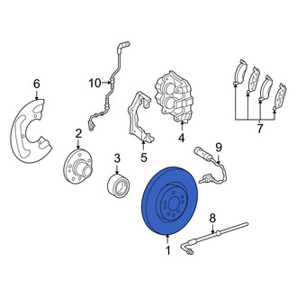 Mercedes-Benz OE - Front Disc Brake Rotor