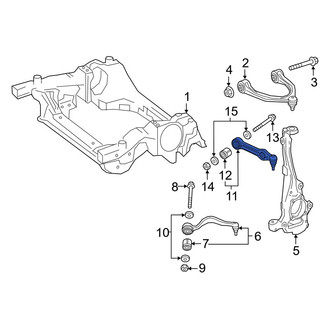 Mercedes-Benz OE - Front Left Lower Forward Suspension Control Arm