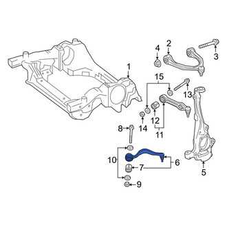 Mercedes-Benz OE - Front Left Lower Forward Suspension Control Arm