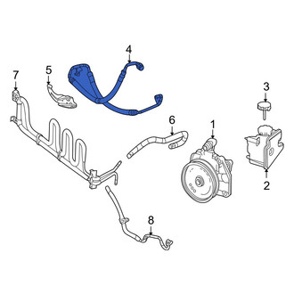 Mercedes-Benz OE - Power Steering Pressure Hose