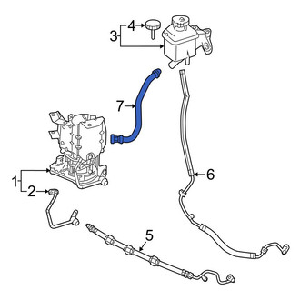 Mercedes-Benz OE - Power Steering Return Hose