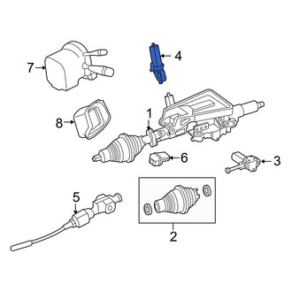 Mercedes-Benz OE - Steering Column Tilt Motor