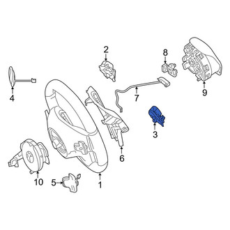 Mercedes-Benz OE - Left Steering Wheel Radio Controls