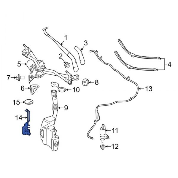 Windshield Washer Nozzle Heater